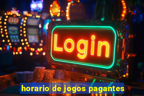 horario de jogos pagantes