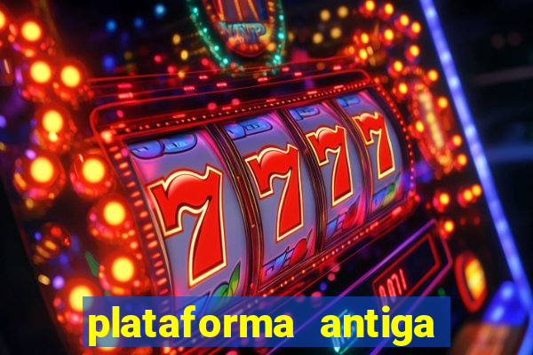 plataforma antiga de jogos