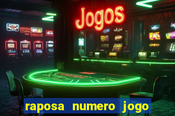 raposa numero jogo do bicho