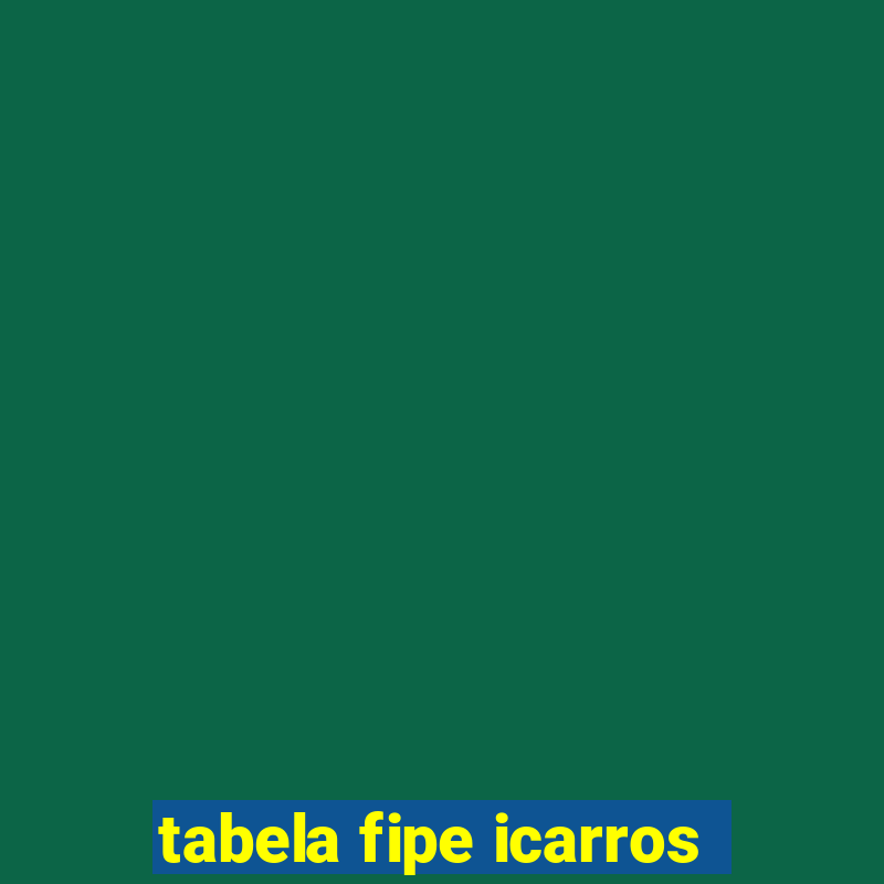 tabela fipe icarros