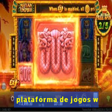 plataforma de jogos w