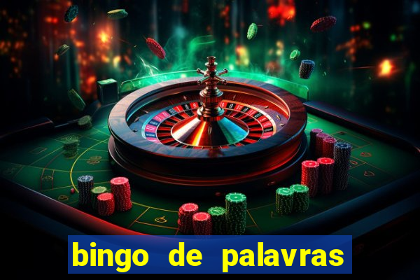 bingo de palavras de natal