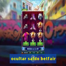 ocultar saldo betfair