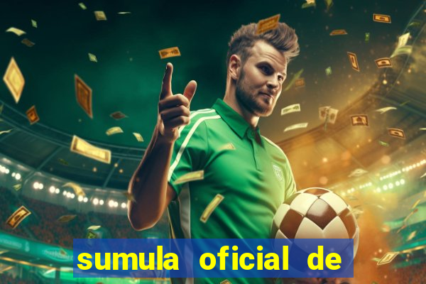 sumula oficial de futebol 7 society excel