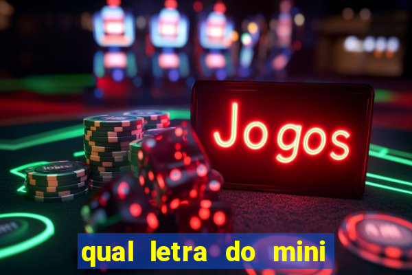 qual letra do mini dolar hoje