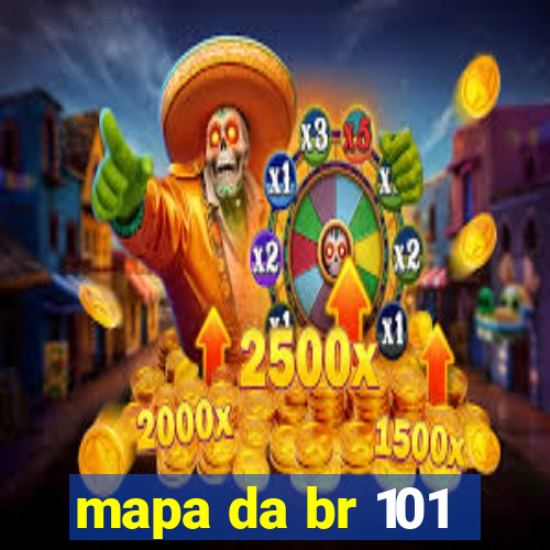 mapa da br 101