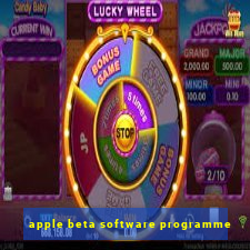 apple beta software programme