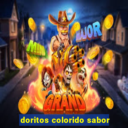 doritos colorido sabor