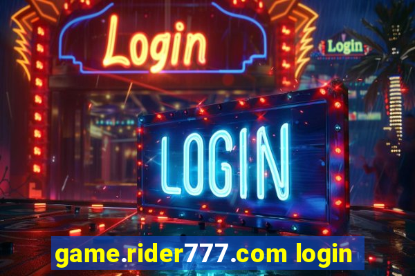 game.rider777.com login